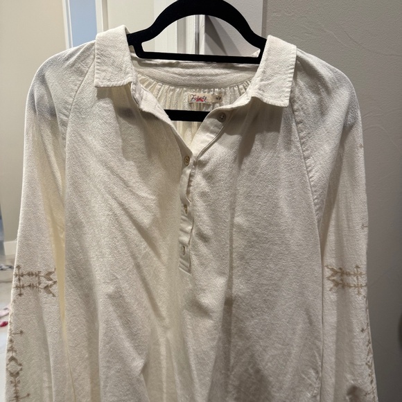 Faherty Aztec long sleeve blouse - Picture 1 of 2